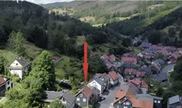 Vrijstaand gebouw in het heuvelachtige Schleusegrund - Duitsland