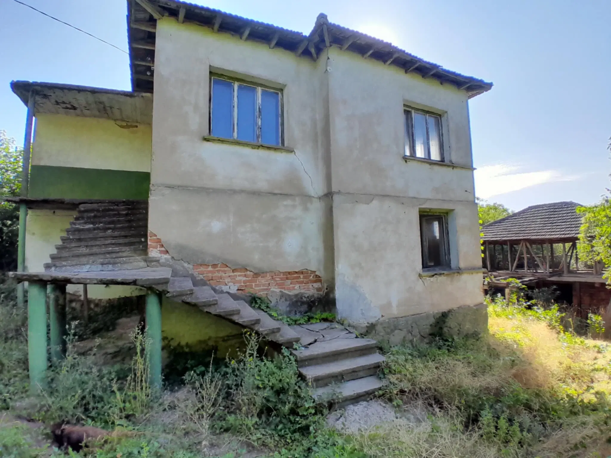 Lion's huis, bijgebouw en 1.050 m² grond in Rakovitsa, Vidin - Bulgarije