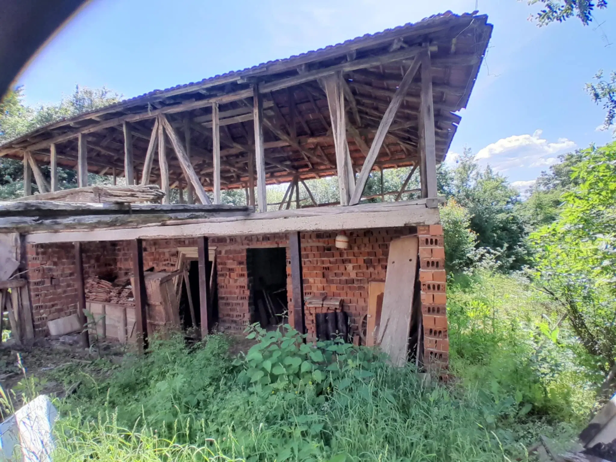 Lion's huis, bijgebouw en 1.050 m² grond in Rakovitsa, Vidin - Bulgarije