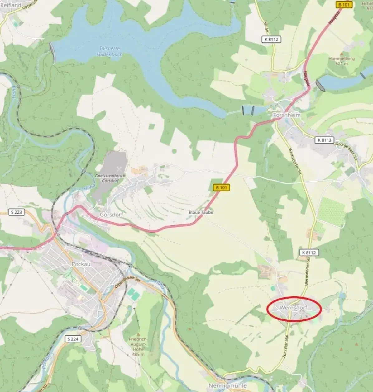 Woonboerderij op ca. 2.814 m² in Wernsdorf - Duitsland