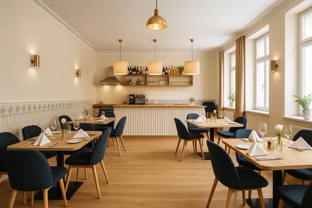 Karakteristiek pand met horeca- en woonfunctie aan de Markt te Reichenbach - Duitsland