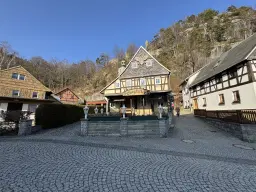 Monumentaal charmant vakwerhuis nabij 3-landenpunt Duitsland, Tsjechië en Polen in Hirschfelde - Duitsland