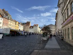 Pension Neubert in centrum, naast het marktplein in Altenburg - Duitsland