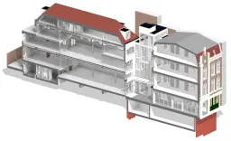 Grachtenpand met schuilkerk | Amsterdam, Brouwersgracht 130-134