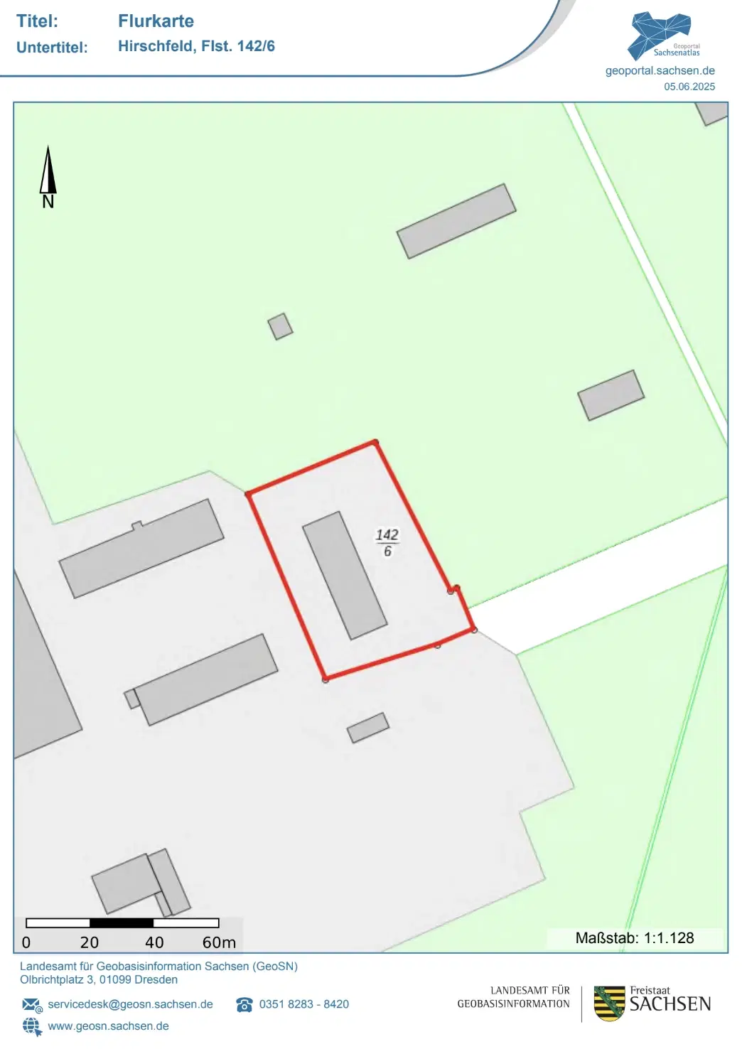 Magazijncomplex op perceel van 2962 m² in Hirschfeld - Duitsland