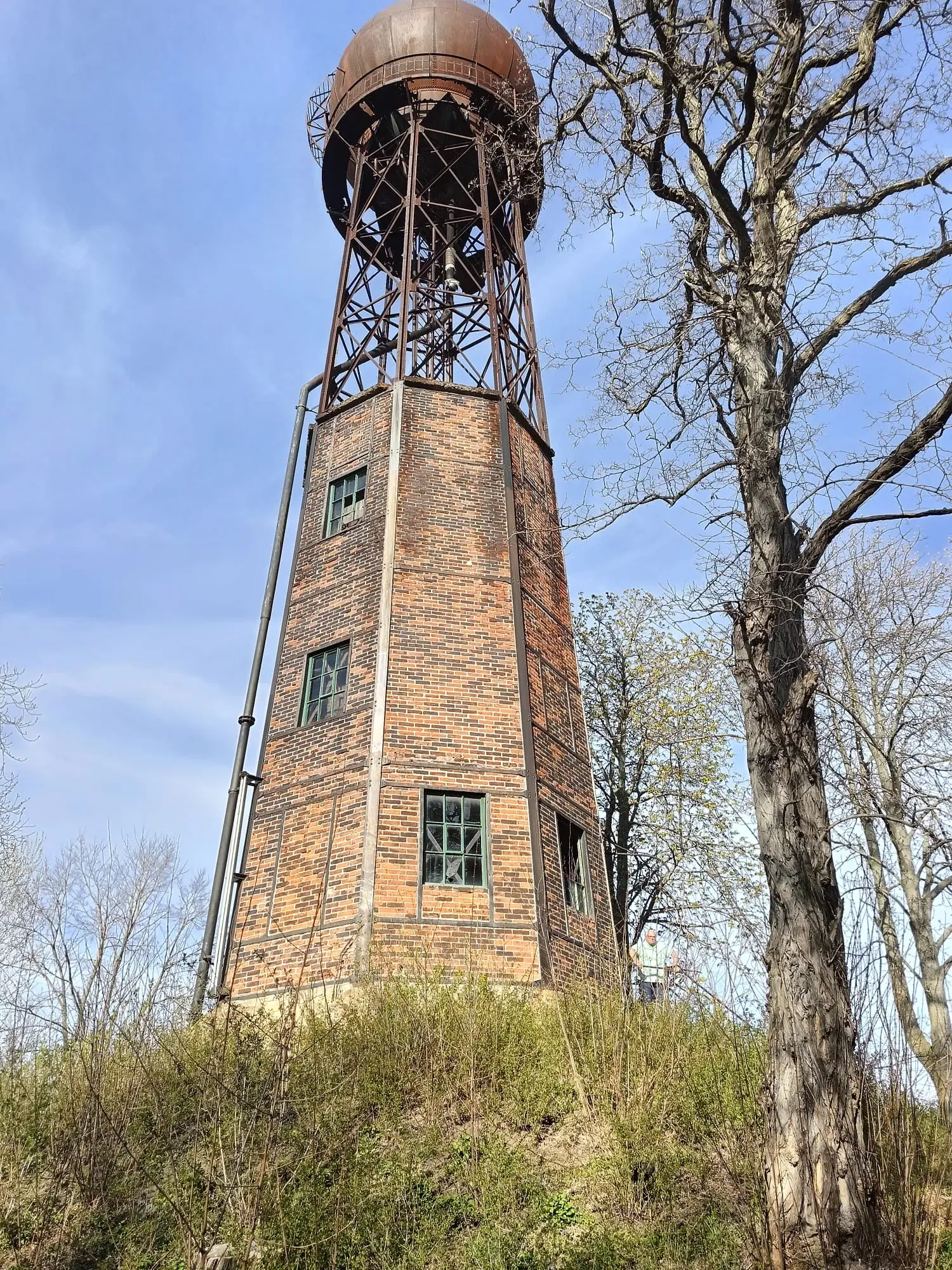 Monumentale watertoren Van Zembschen in Hohenmölsen - Duitsland