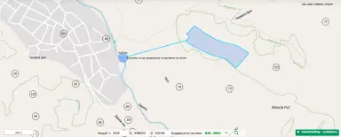 113.324 m² loofbos in Gorno Ozirovo, Varshets Montana - Bulgarije