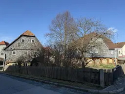 Traditioneel vakwerkhuis in Obercunnersdorf, Bautzen - Duitsland