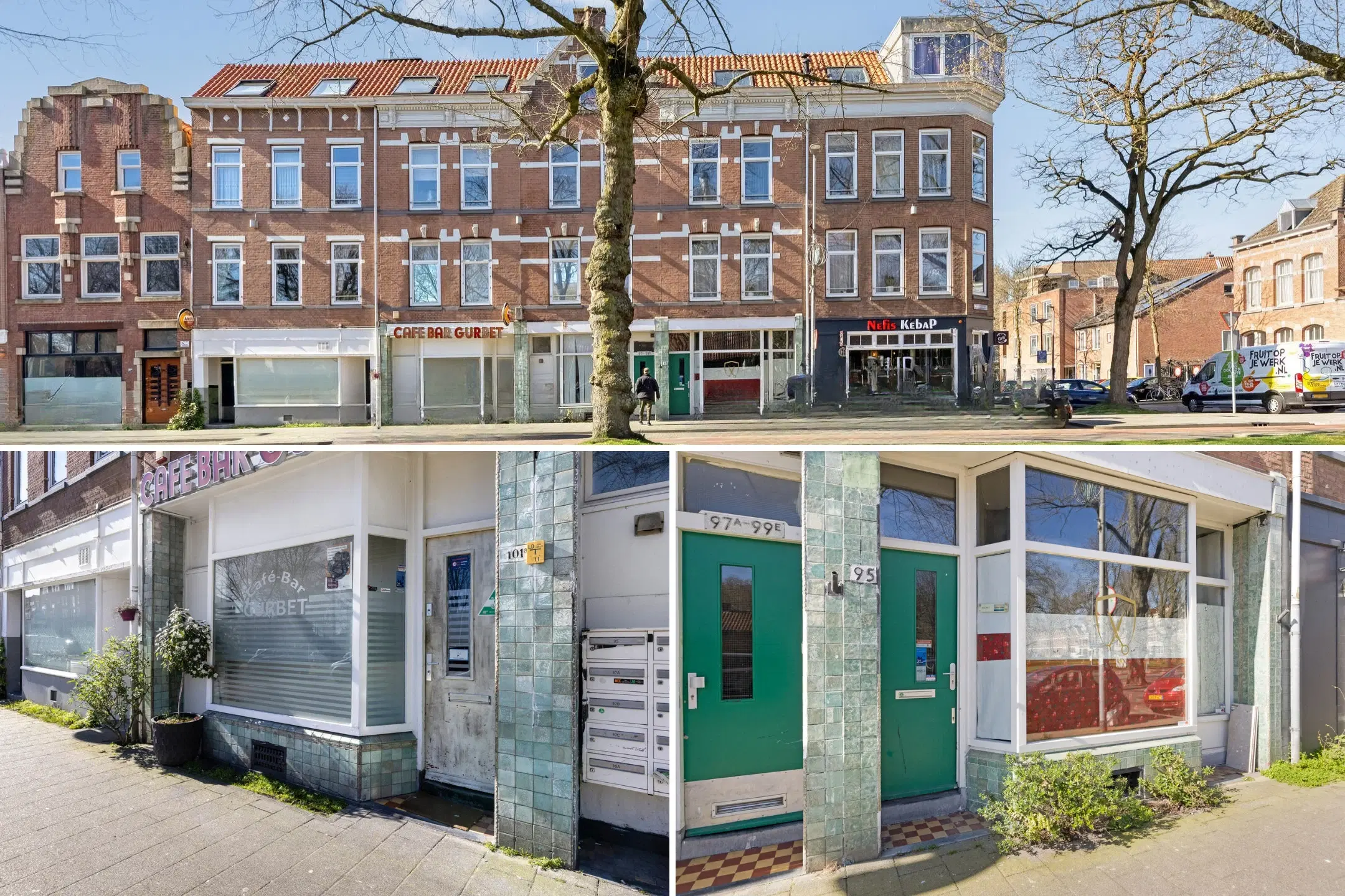 Combinatieveiling: Karel de Stoutestraat 2 - Wolphaertsbocht 93 A , 95 A 101 en 103