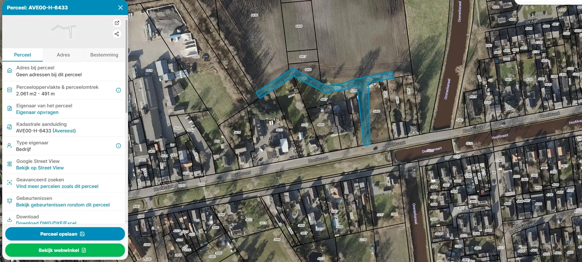 11 percelen agrarische grond