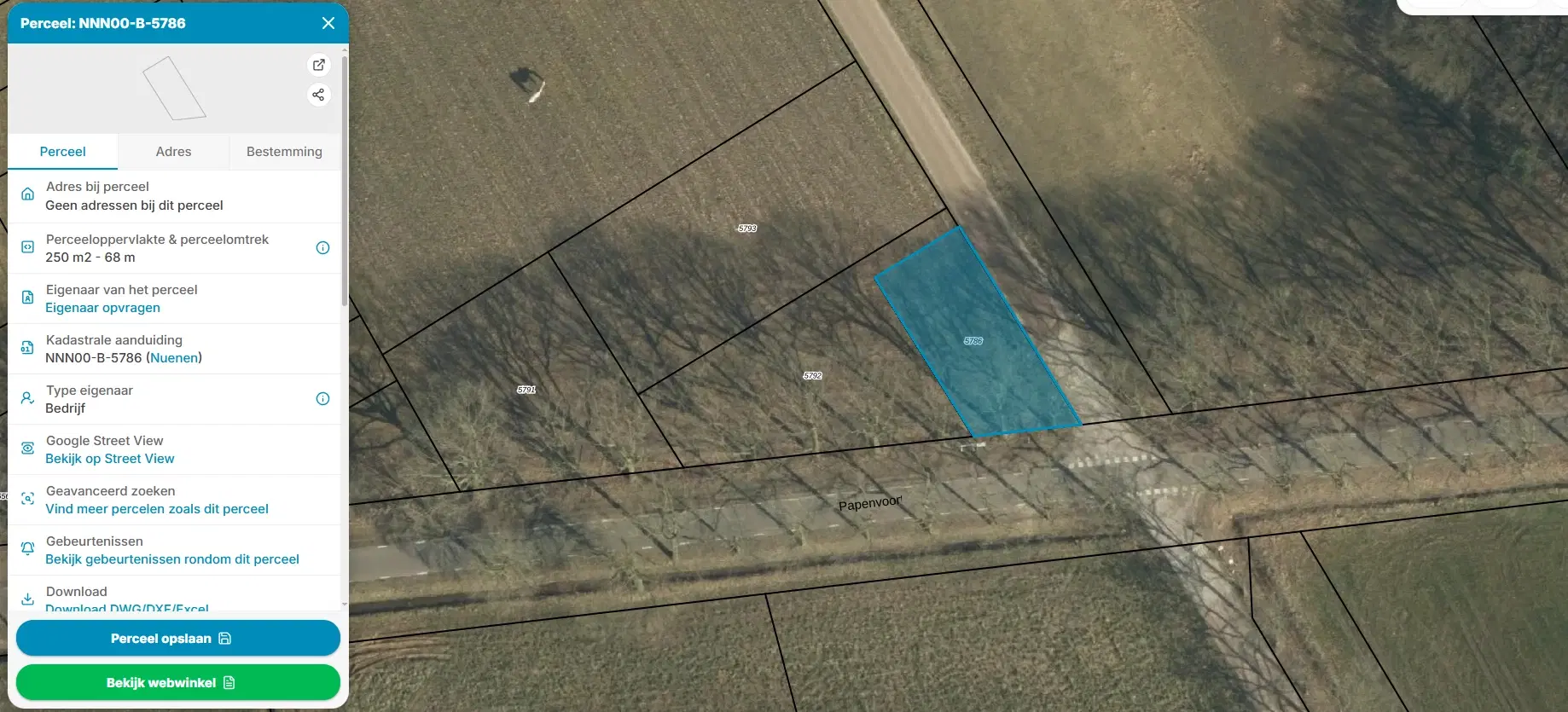 11 percelen agrarische grond