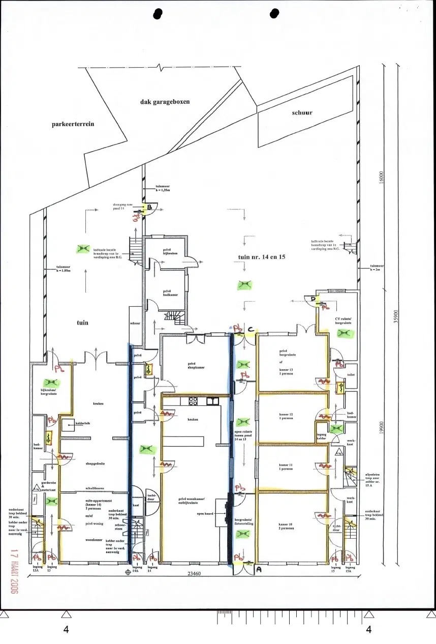 Combinatieveiling - Breda, Delpratsingel 13 & 13A, 14 & 14A, 15 & 15A